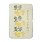 Tapis De Bain École tropicale (Devant (Vertical))