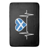 Tapis De Bain Écosse - Scotland Drapeau Heartbeat (devant Vertical)