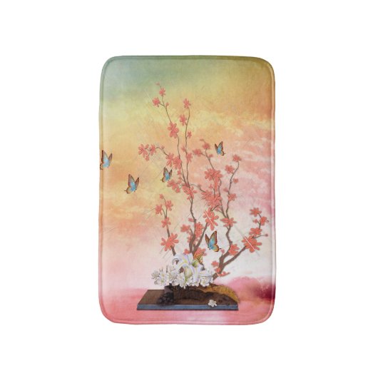 Tapis De Bain Écran Ikebana (Devant (Vertical))