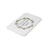 Tapis De Bain Écriture chrétienne de Noël (Angle)