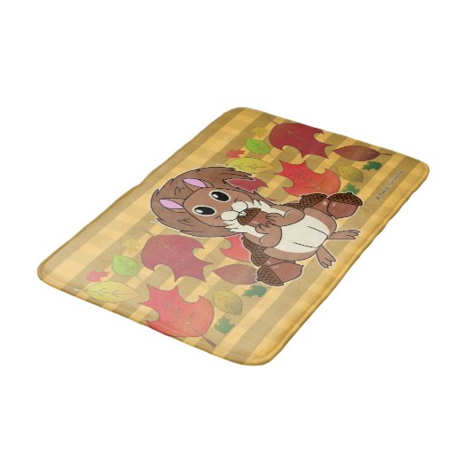 Tapis De Bain Écureuil - (Angle)