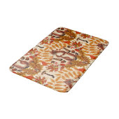 Tapis De Bain Écureuil d'automne sur blanc (Angle)
