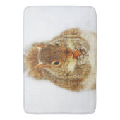 Tapis De Bain Écureuil Mangeant du maïs (devant Vertical)