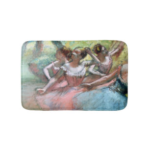 Tapis De Bain Edgar Degas   quatre ballerines sur l'étape
