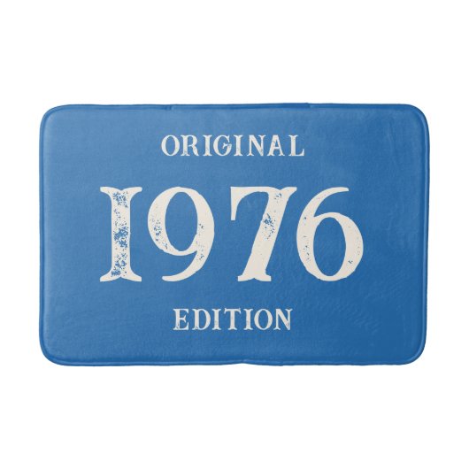 Tapis De Bain Édition originale 1976 sur bleu océan (Devant)
