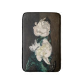 Tapis De Bain Edouard Manet - Branche des pivoines blanches, sec (Devant (Vertical))