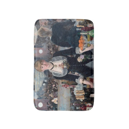 Tapis De Bain Edouard Manet - Un bar aux Folies-Bergere (Devant (Vertical))