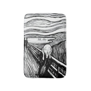 Tapis De Bain Edvard Munch - La lithographie de cri