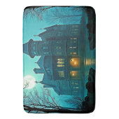 Tapis De Bain Eerie Victorian Mansion Lune (devant Vertical)