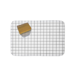 Tapis De Bain Effacer le savon sur le sol en carrelage