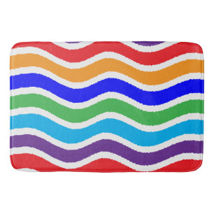 Tapis De Bain Effet de papier déchiré personnalisé coloré
