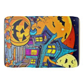 Tapis De Bain Éffrayant Haunted House (Devant)