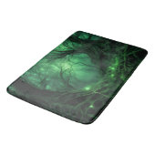 Tapis De Bain Éffrayante Forêt verte foncée (Angle)