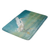Tapis De Bain Egret Superbe Plage d'Eau De Raviers Côtiers (Angle)