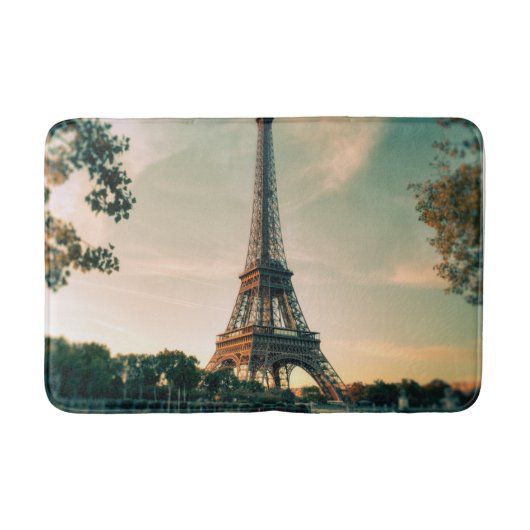 Tapis De Bain Eiffel tour lancer oreiller (Devant)