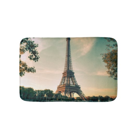 Tapis De Bain Eiffel tour lancer oreiller (Devant)