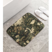 Tapis De Bain Élégance botanique - Le cygne dans la forêt