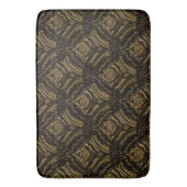 Tapis De Bain Élégance de Damas Or de Minuit (devant Vertical)