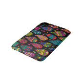 Tapis De Bain Elégance florale, arrière - plan abstrait. (Angle)