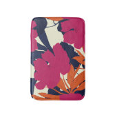 Tapis De Bain Élégance florale : motif abstrait (Devant (Vertical))