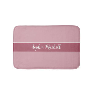 Tapis De Bain Elégance Muted - Nom du Rose Misty Mat