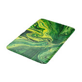 Tapis De Bain Élégant âge fou 5 - Jaune vert (Angle)