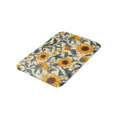 Tapis De Bain Elegant Art Nouveau Sunflower Pattern (Angle)