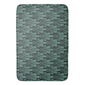 Tapis De Bain Élégant art sombre déco éléments géométriques abst (devant Vertical)