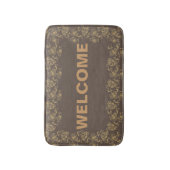 Tapis De Bain Élégant bain floral (Devant (Vertical))