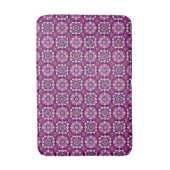 Tapis De Bain Elégant Boho Chic motif floral géométrique (Devant (Vertical))