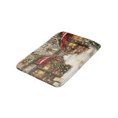 Tapis De Bain Elegant Christmas in Paris Holiday  (Angle)