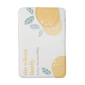 Tapis De Bain Élégant Citron mignon Abstrait Gras Citrus Fruité (Devant (Vertical))