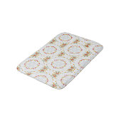 Tapis De Bain Élégant floral Vintage (Angle)