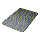 Tapis De Bain Elegant Green &blue Abstract pattern (Angle)