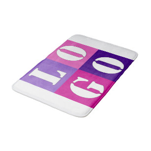 Tapis De Bain Elégant Mariage personnalisé simple Idée personnal