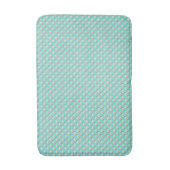 Tapis De Bain Élégant Mat de bain Turquoise avec perles (Devant (Vertical))