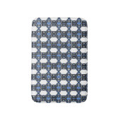 Tapis De Bain Elégant Mod Blue Abstrait Scarab Motif (Devant (Vertical))