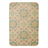 Tapis De Bain Élégant modèle floral kaléidoscope (devant Vertical)