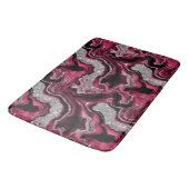 Tapis De Bain Élégant Motif d'âge de Parties scintillant rouge e (Angle)