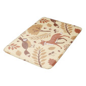 Tapis De Bain Élégant Motif d'automne scandinave (Angle)