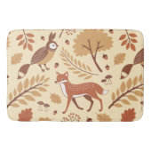 Tapis De Bain Élégant Motif d'automne scandinave (Devant)