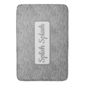 Tapis De Bain Élégant Motif d'eau (devant Vertical)