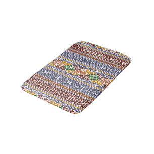 Tapis De Bain élégant motif ethnique