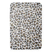 Tapis De Bain Élégant Parties scintillant d'or Motif Leopard (devant Vertical)