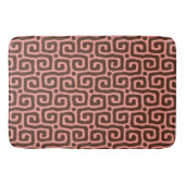 Tapis De Bain Elegant pink &brown Abstract pattern (Devant)