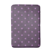 Tapis De Bain élégant pois violet foncé et clair (Devant (Vertical))