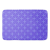 Tapis De Bain Elegant Purple Filigree Pattern (Devant)
