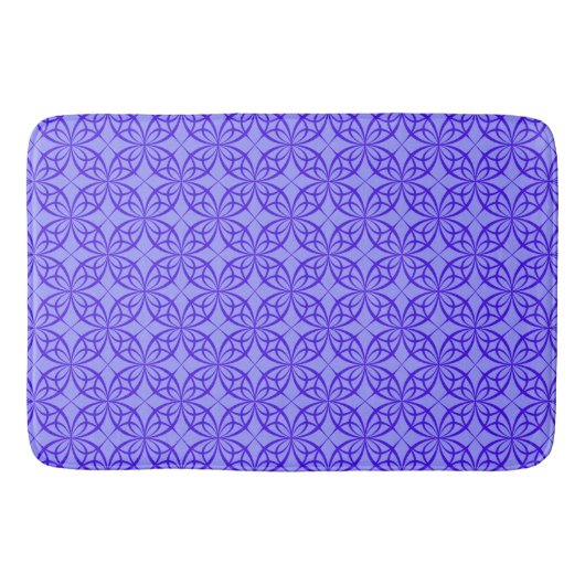 Tapis De Bain Elegant Purple Filigree Pattern (Devant)