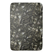 Tapis De Bain Elégant satin noir rasé look (devant Vertical)