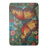 Tapis De Bain Elegant stain glass butterfly garden (devant Vertical)